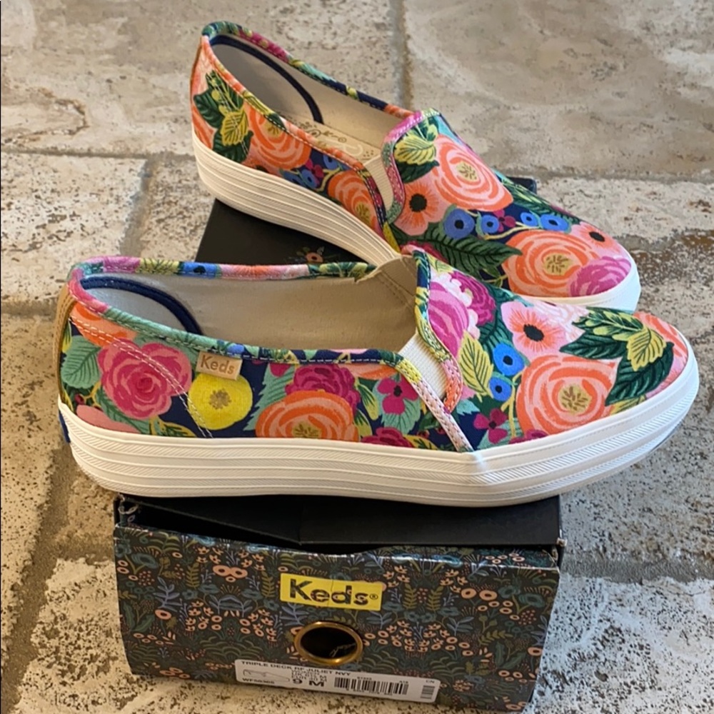 KEDS Triple Decker Rifle Paper shoe